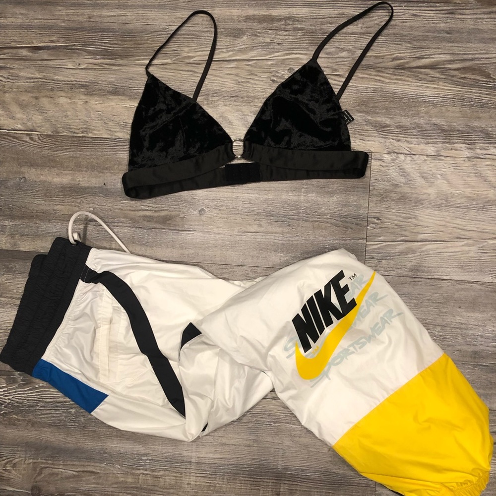Velour bralette